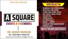A SQUARE EVENTS AND FIREWORKS